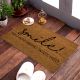 Brown Smile You Are Being Watched Premium Coir Mat