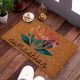 Brown Premium Coir Mat Lotus