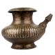 Handmade Brown Brass Water Pot For Storing And Serving Water