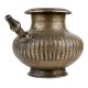 Handmade Brown Brass Pot With Spout Indian Holy Water Vessel