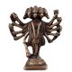 Handmade Black Brass Panchmukhi Hanuman Statue