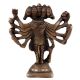 Handmade Black Brass Panchmukhi Hanuman Statue