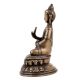 Handmade Brown Brass Buddha Meditation Statue
