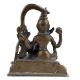 Handmade Blackened Brass Lord Shiv Pariwar Statue