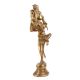 Handmade Golden Brass Ardhanarishvara Half Shiva And Parvati Dancing Statue
