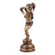 Handmade Antique Finish Brass Dancing Krishna Statue