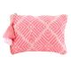 Hand Embroidered Pink CottonClutch Bag With Side Tassle
