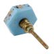 Turquoise Hexagon Terrazzo Marble Round Cabinet Knobs
