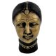 Handmade Black And Golden Gangaur or Gauri Face Statue For Gifting