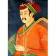 Mughal Emperor Miniature Canvas Painting