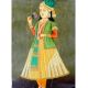 Mughal Painting Depicting a Noblewoman Holding a Flower