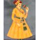 Mughal Emperor Miniature Canvas Painting