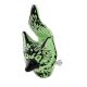 Lime Green Fox Face Distressed Iron Cabinet Knobs