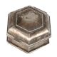 Six Sided Silver Metal Box For Decoration