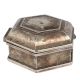 Six Sided Silver Metal Box For Decoration