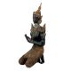 Brass Thai Angel Teppanom Kneeling Namaste Statue
