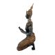 Brass Thai Angel Teppanom Kneeling Namaste Statue