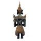Brass Thai Angel Teppanom Kneeling Namaste Statue