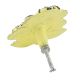 Yellow Rose With Branch Distressed Iron Dresser Knob