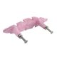 Baby Pink Feather Distressed Iron Handles