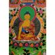 Thangka Painting Of Medicine Buddha Or Bhaisajya guru