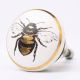 Golden Bumble Bee Flat Ceramic Cabinet knobs