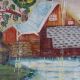 Rustic Farmhouse Canvas Wall Painting