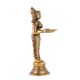 Deep Lakshmi Statue in Brass Holding Diya