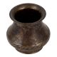 Brass Holy Water Pot With Lines Design