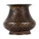 Brass Holy Water Pot With Lines Design