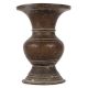 Brass Urn Style Cylindrical Vase