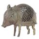 Brass Pig Dhokra Art Incense Holder