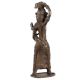 Brass Tribal Mother With Statue