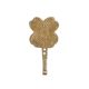 Brass Floral  Single Wall Hook