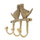 Brass Owl Wall Hook Key Hanger