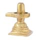 Golden Brass Shiv Linga Statue