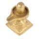 Golden Brass Shiv Linga Statue