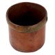 Vintage Copper And Brass 1/4 Seer Cup