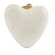 Cream Tiny Heart Ceramic Cabinet Knobs