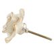 Cream Golden Rose Ceramic Cabinet Knobs