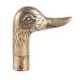 Golden Brass Duck Head For Walking Stick