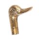 Golden Brass Duck Head For Walking Stick