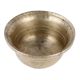Brass Water Offering Bowl In Silver Finish