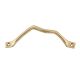 Golden Brass Crooked Cabinet Door Handle