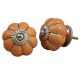 Sea Orange Ceramic Knob