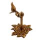 Brass Bird Figurine Bracket for Wall Shelves