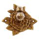 Brass Bud Flower Hanging Wall Mount Bracket