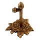 Brass Bud Flower Hanging Wall Mount Bracket