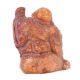 Happy, Smiling Brass Buddha FigurineÂ With Patina