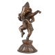 Brass Dancing Lord GaneshaÂ In Antique Finish
